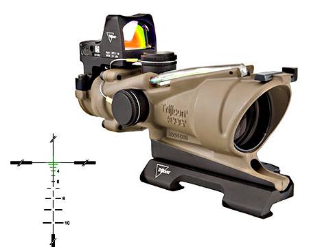 Trijicon 4×32 ACOG ECOS, Dual Il