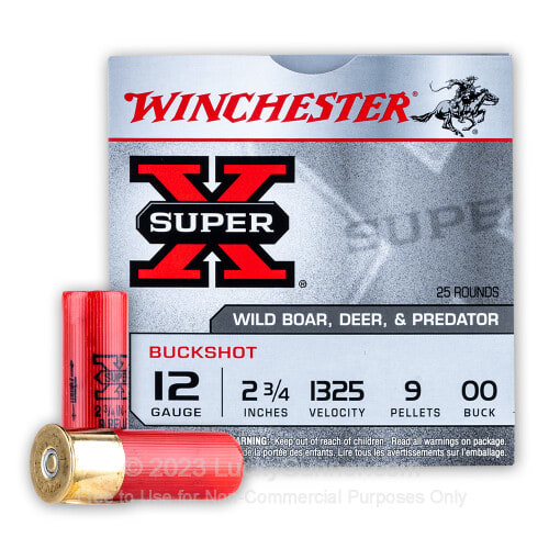 Winchester 12GA 2.75″ 00 Buck