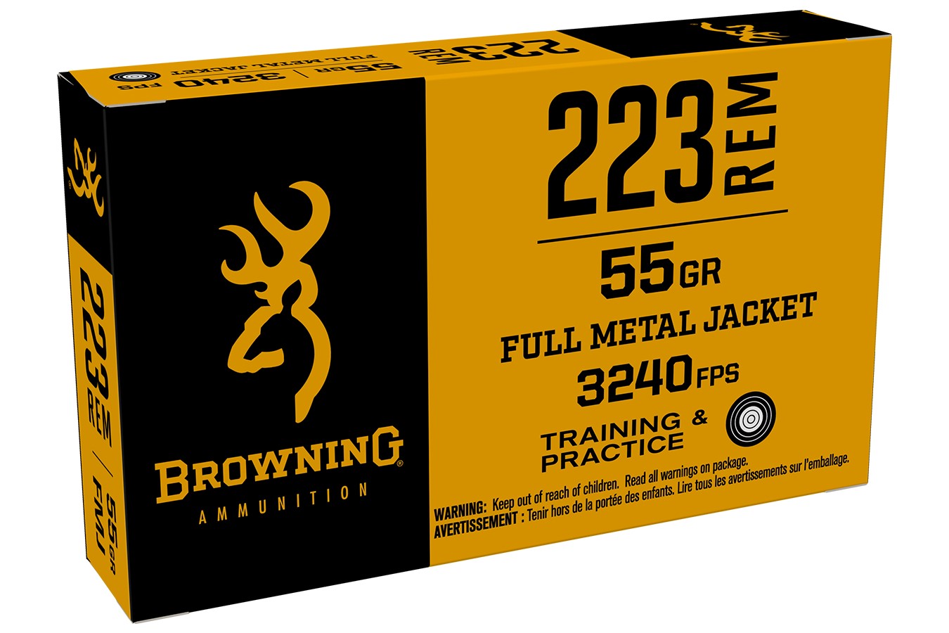 Browning .223 REM 55gr FMJ 20ct