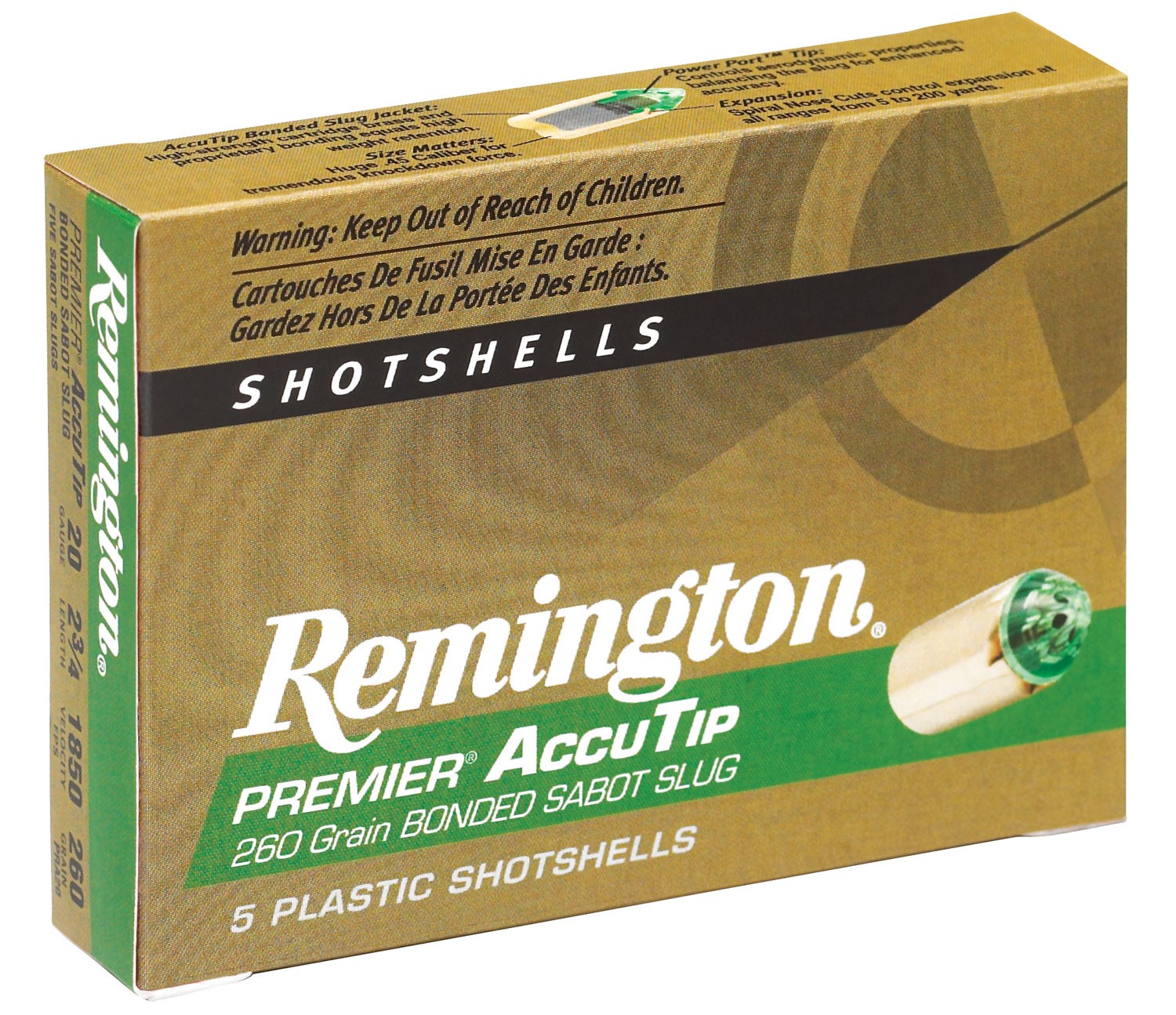 Remington 20GA Sabot Slug 5RDS