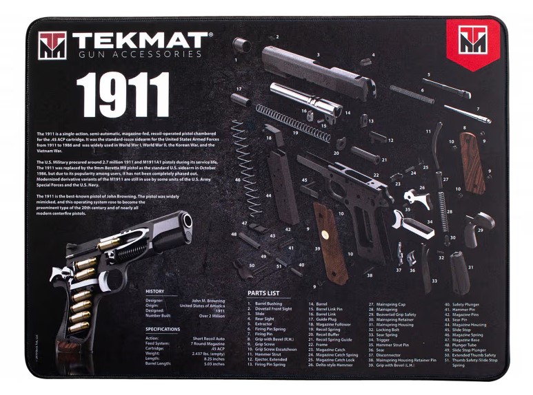 Tek Mat Ultra 20 Pistol Cleaning